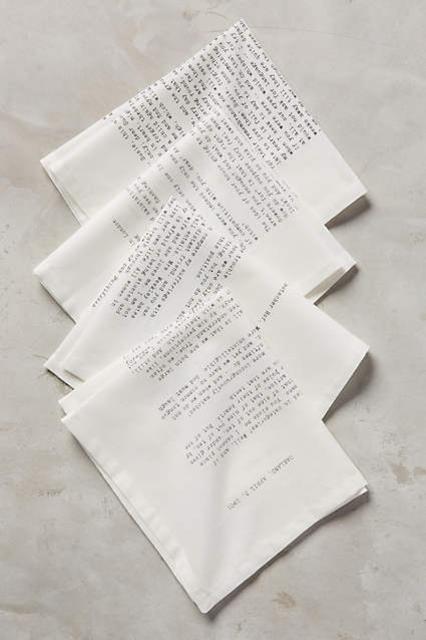 Love Letter Napkins