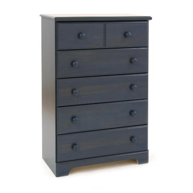 South Shore Furniture, Summer Breeze Collection, 5 Drawer Chest, Blueberry