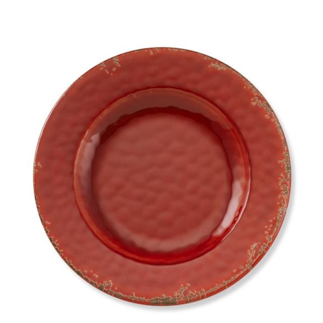 Rustic Melamine Salad Plates, Set of 4