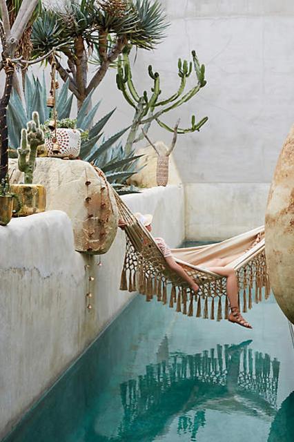 Beaded Jute Hammock