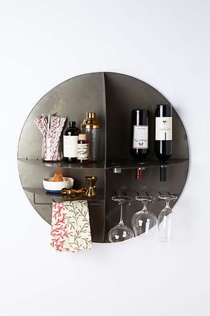 Bottoms-Up Bar Shelf