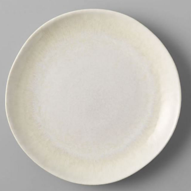 Reactive Stoneware Salad Plates (Set of 4)- WHITE