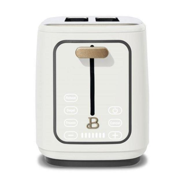 Beautiful 2 Slice Touchscreen Toaster, White Icing Or Gray by Drew Barrymore