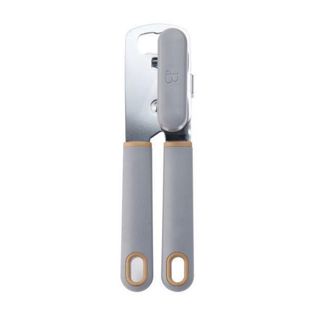 Beautiful Can Opener with Built in Bottle Opener in Grey Smoke