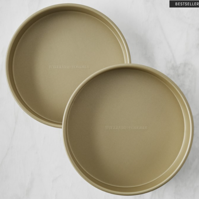 Williams Sonoma Goldtouch® Pro Nonstick Round Cake Pan- 10" set of 2