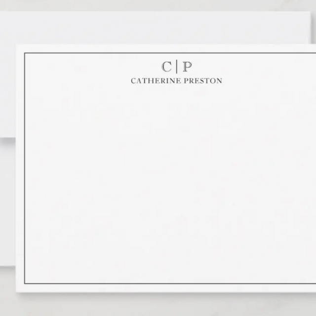 Monogram Stationary - Mrs. U'Chong