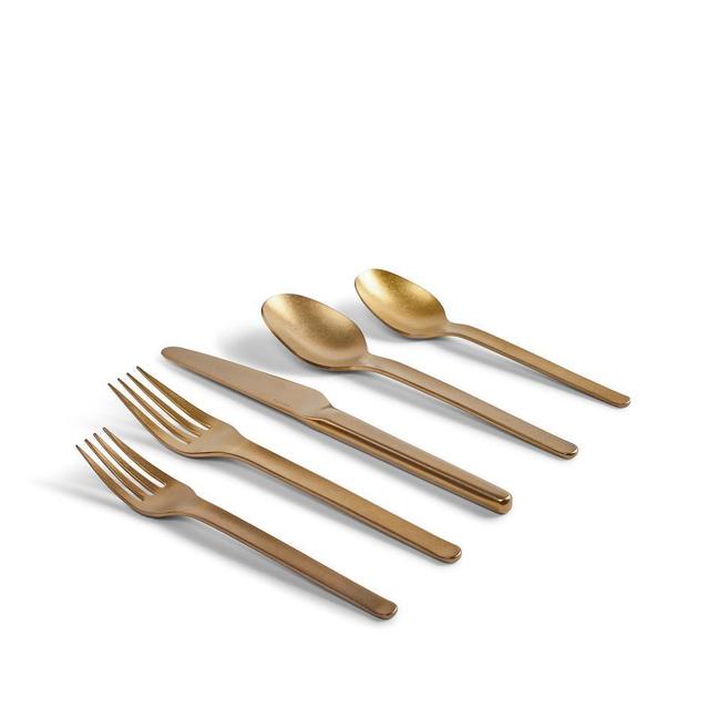 Muir Flatware in Amber (5 pcs)