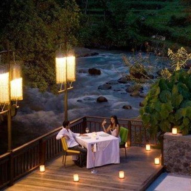 Dinner at Swept Away at The Samaya Ubud