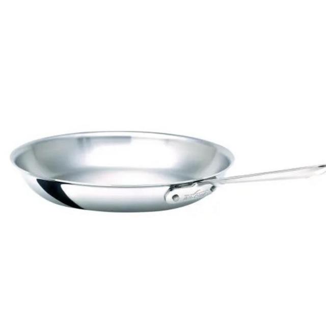 D5 Stainless Polished 5-ply Bonded Cookware, Fry Pan, 12 inch
