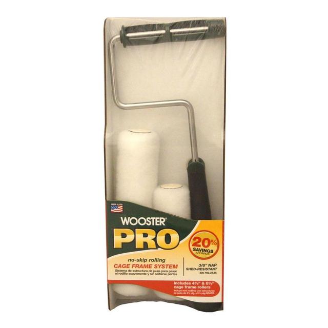 4-1/2 in. and 6-1/2 in. x 3/8 in. Mini Roller with Cage Frame