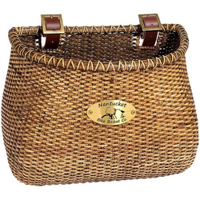 Nantucket Bicycle Basket Co. Gull Lightship Adult Classic Basket, Stained