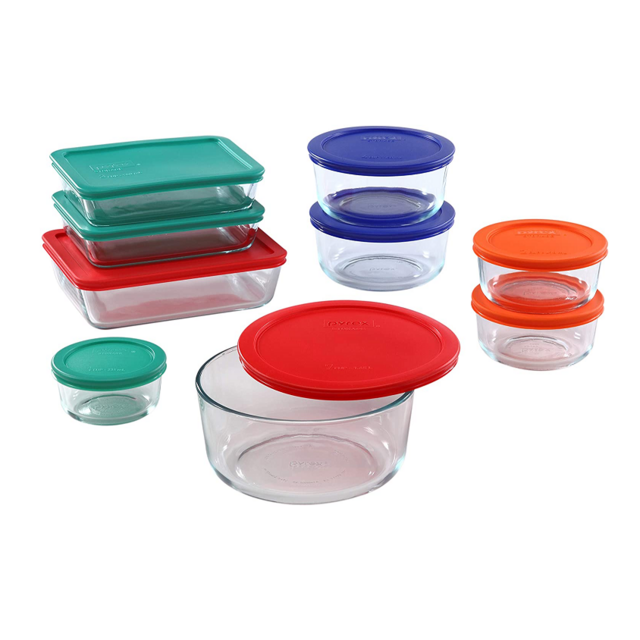 Amazon - Pyrex Simply Store Meal Prep Glass Food Storage Containers, 18-Piece Set