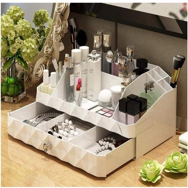 Amazon - Maxkim Makeup Organizer Jewelry and Cosmetic Storage