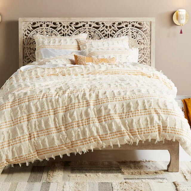 Anthropologie - Fringed Frida Duvet Cover