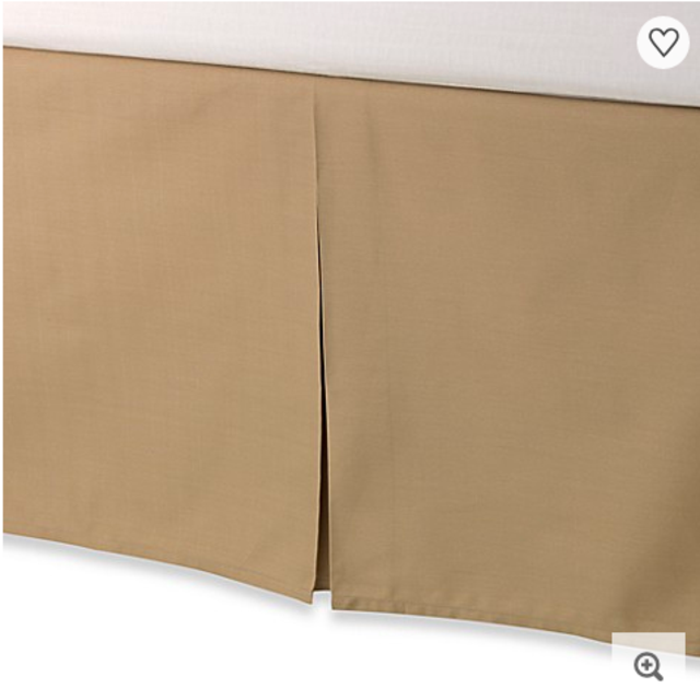 smoothweave™ Tailored 18-Inch Queen Bed Skirt in Mocha