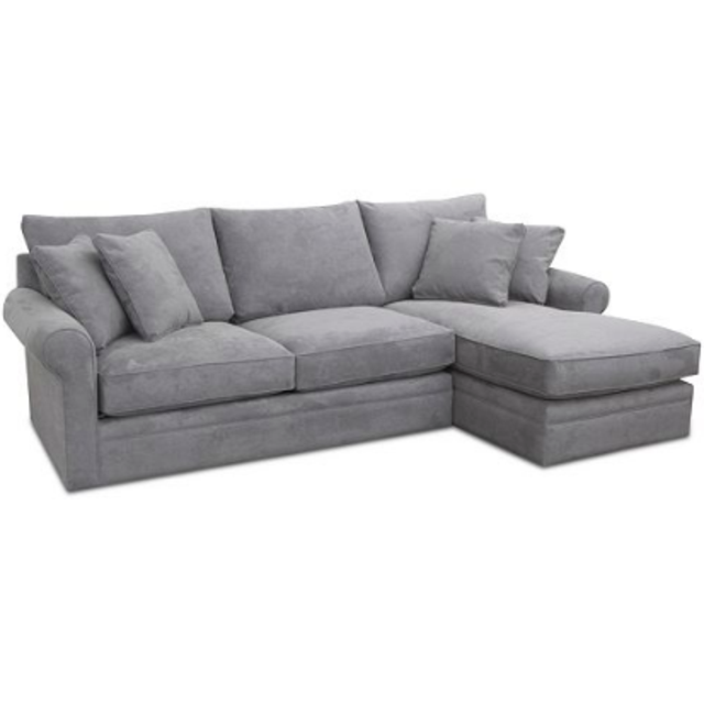 Doss II 2-Pc. Fabric Chaise Sectional Sofa