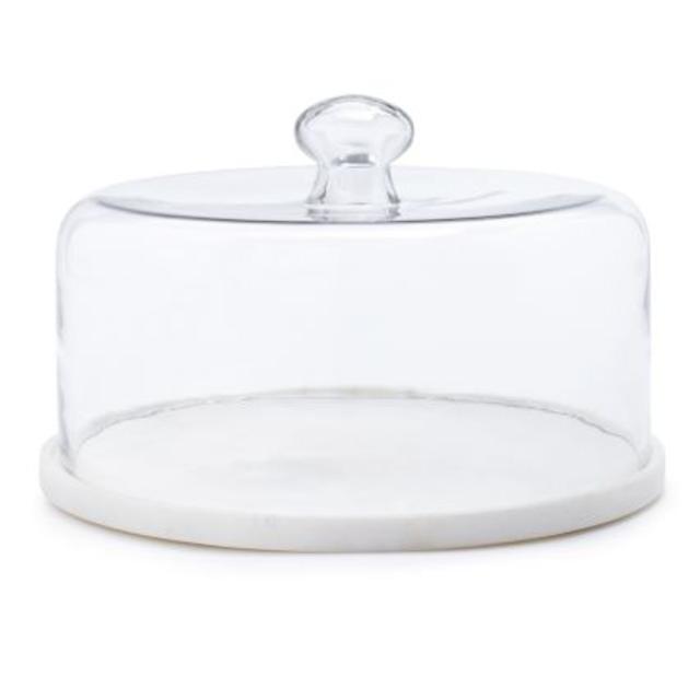 Marble and Glass Cloche