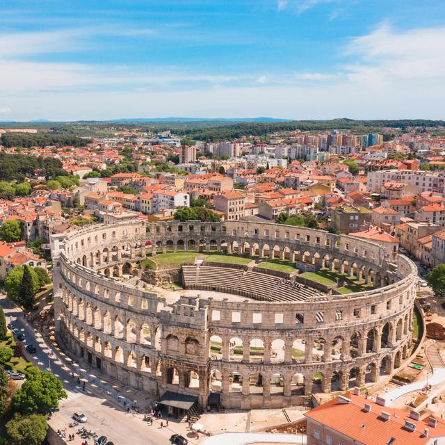 Exploration of Roman Ruins in Pula, Croatia