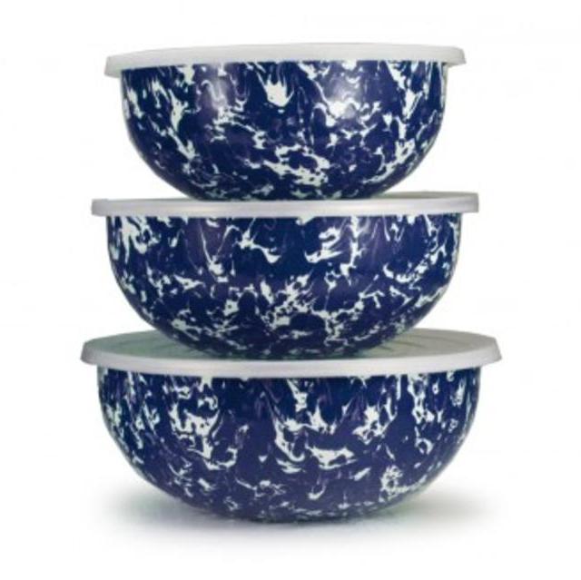 Cobalt Swirl Mixing Bowls