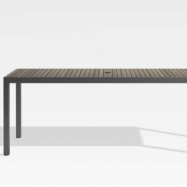 Alfresco II Grey Rectangular Outdoor Dining Table