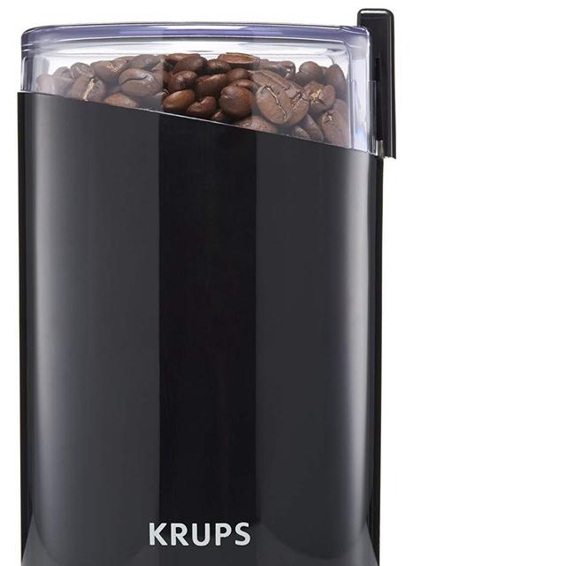 KRUPS F203 Electric Spice and Coffee Grinder with Stainless Steel Blades, 3-Ounce, Black