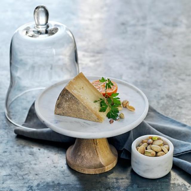 White Marble Stand, Round