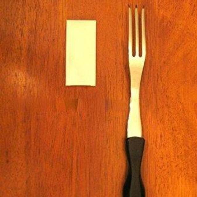 CUTCO Model 1726 Turning Fork with Classic Dark Brown handle (often called "Black") in factory-sealed plastic bag.