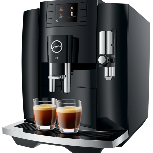 JURA E8 Espresso Machine - Piano Black (NAA)