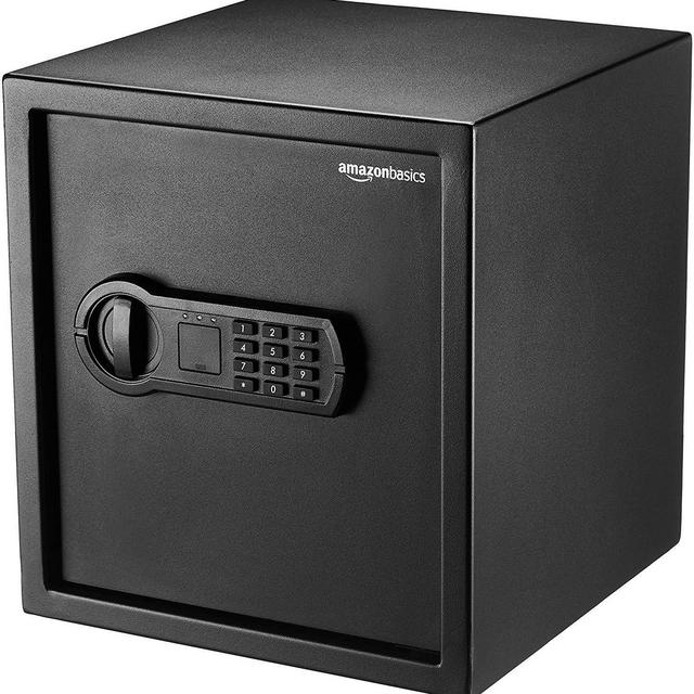 Home Keypad Safe - 1.2 Cubic Feet, 13 x 13 x 14.2 Inches, Black - 36SAM