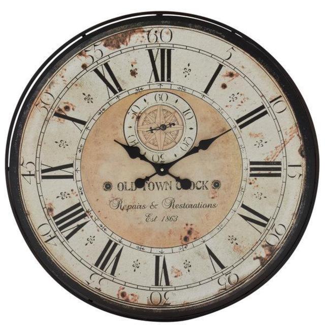 Analog Rustic Wall Clock