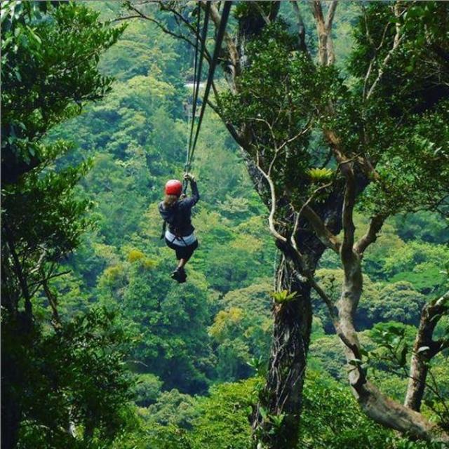 Ziplining