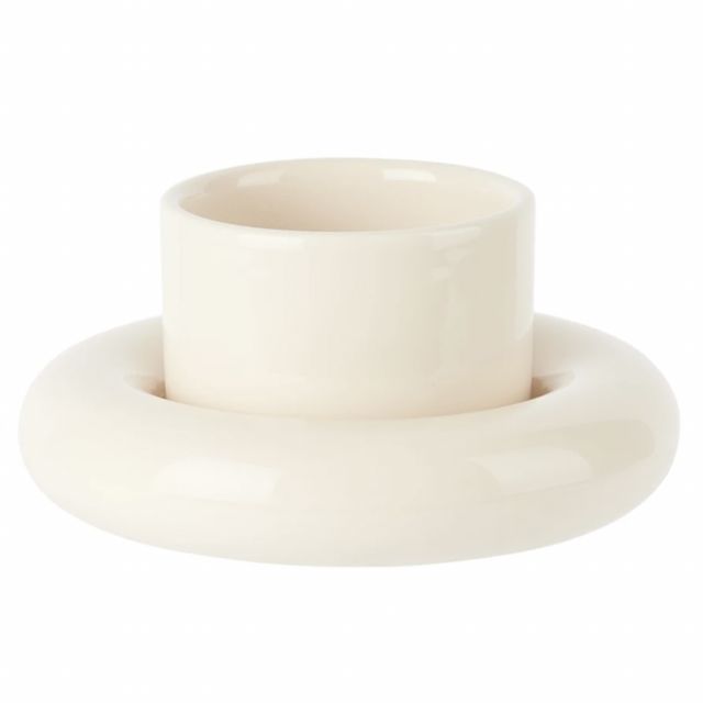 Gustaf Westman Chunky Cup & Saucer - White