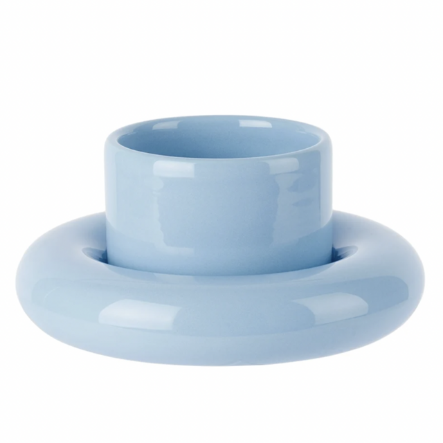Gustaf Westman Chunky Cup & Saucer - Blue
