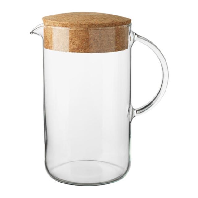 IKEA 365+ 				Pitcher with lid, clear glass, cork