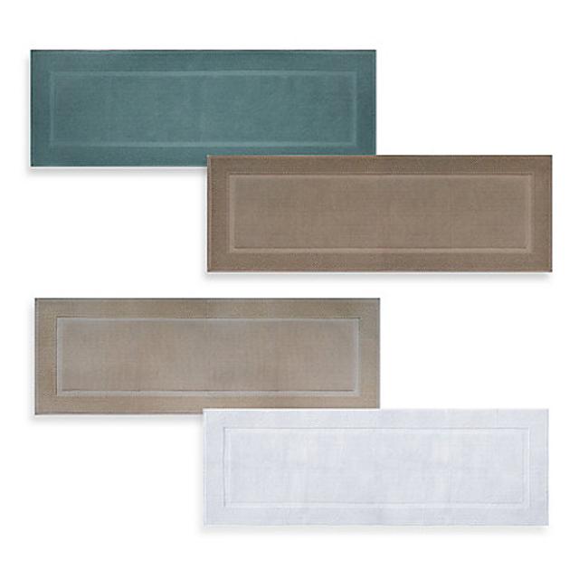Wamsutta® Jacquard 20-Inch x 59-Inch Ring-Spun Cotton Bath Rug