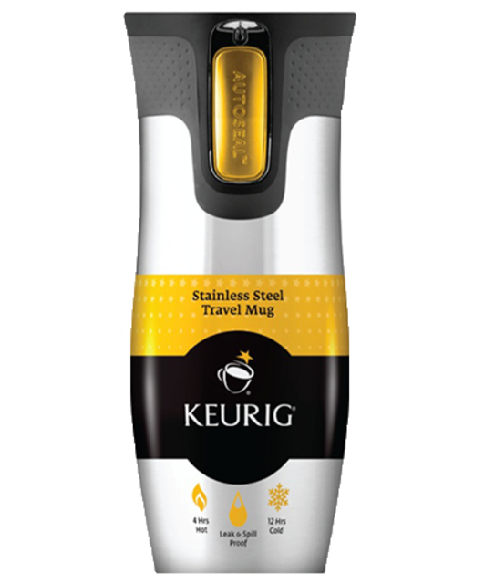 Keurig Stainless Steel Travel Mug product details page
