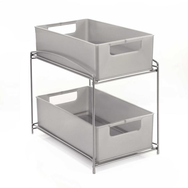 Two Tier Sliding Basket Organizer