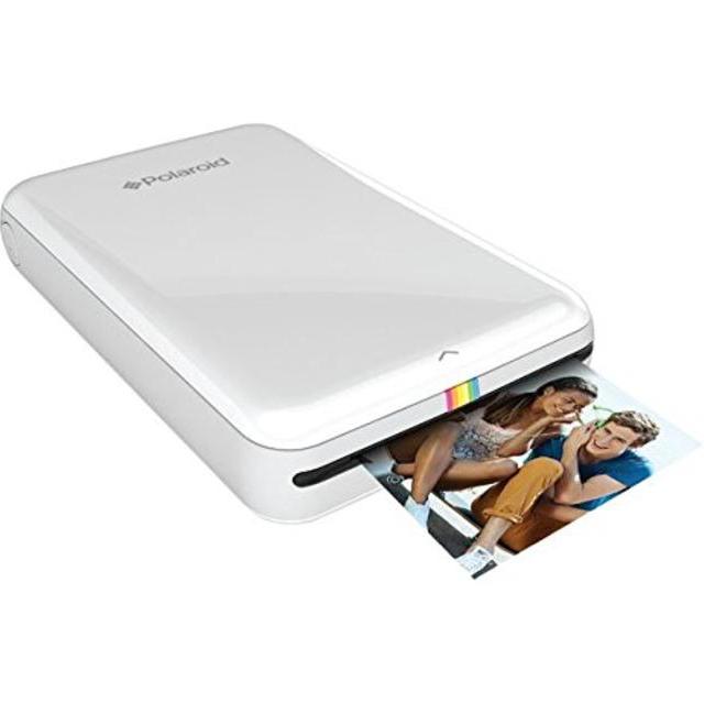 Polaroid ZIP Mobile Printer w/ZINK Zero Ink Printing Technology - Compatible w/iOS & Android Devices - White