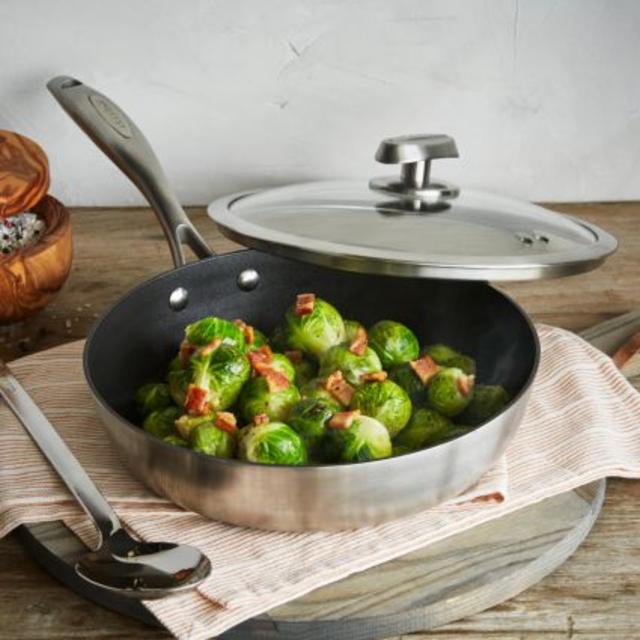Scanpan CTQ Sauté Pan with Lid, 3 qt.