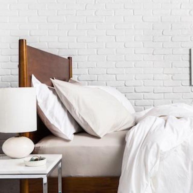 Percale Duvet Cover, Queen, Color: White