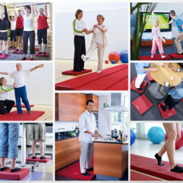kyBounder mat for use with standing desk