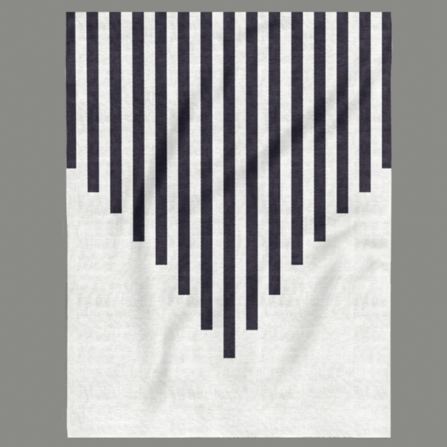 Ziggurat Throw Blanket - Marine