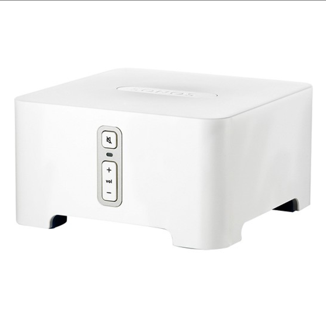 SONOS - CONNECT Wireless Streaming Music Stereo Component - White