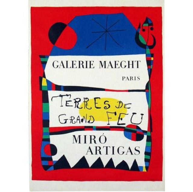 Terres De Grand Feu by Joan Miró, 1956