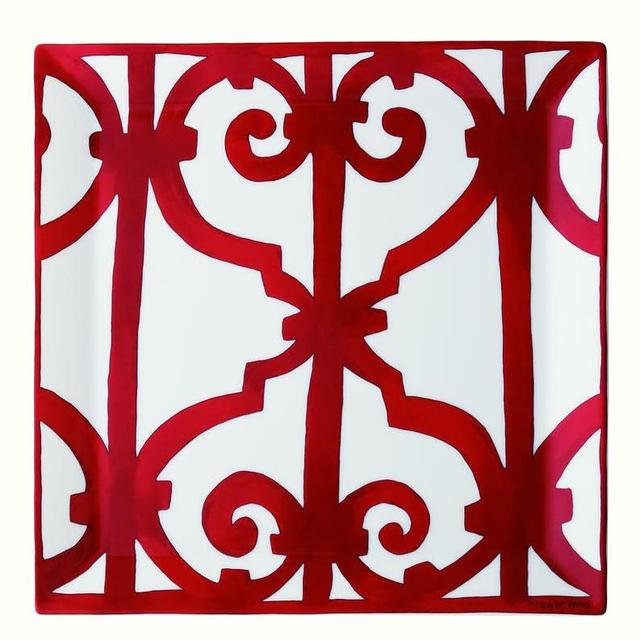 Hermès Balcon Du Guadalquivir Square Plate No. 5
