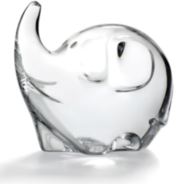 Baccarat Crystal Elephant