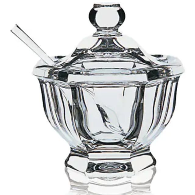 Baccarat Harcourt Missouri Jam Jar With Spoon