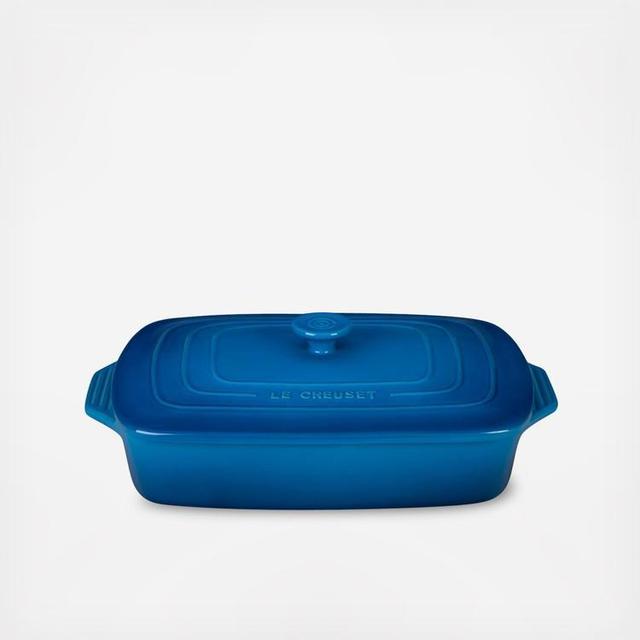 Le Creuset Stoneware Covered Rectangular Casserole, 12 1/2",