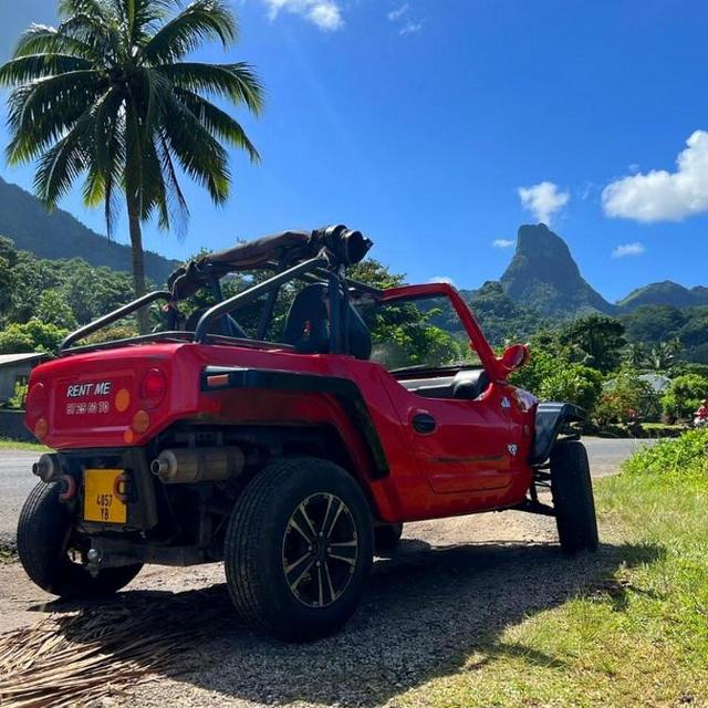 Honeymoon 8hr Jeep Rental in Moorea