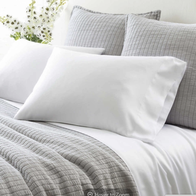 Pine Cone Hill Silken Solid White Sheet Set - King